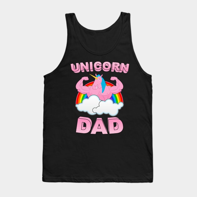 UNICORN DAD Tank Top by Yeldar